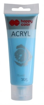 Farba akrylowa 75ml NIEBIESKA PASTELOWA Happy Colo