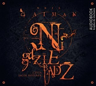 Nigdziebądź Nail Gaiman Audiobook mp3 CD NOWA
