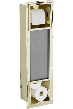 MEXEN X-WALL-BP UCHWYT NA PAPIER POJEMNIK ZŁOTY