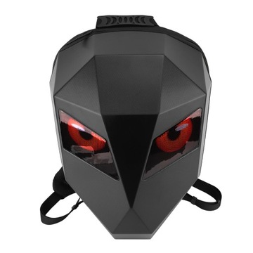 Мотоциклетный рюкзак со светодиодной подсветкой, водонепроницаемый жесткий футляр, крутой дизайн 43