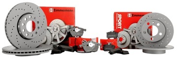 Tarcze Klocki ZIMMERMANN P+T Mondeo Mk3 2004-