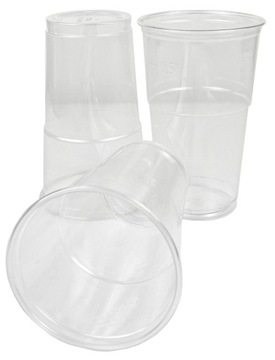 Kubek kubki plastikowy SHAKE PET 500ml 50szt. 95mm