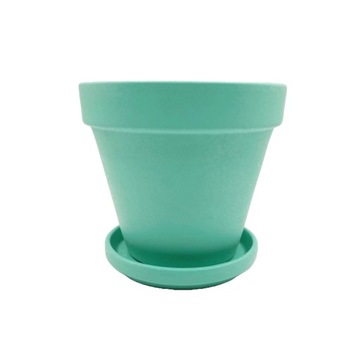 DONICZKA OSŁONKA CERAMICZNA 14cm ZIELONA handmade