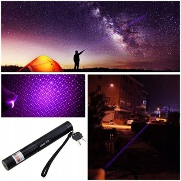 Лазерная указка Фиолетовый лазерный ключ