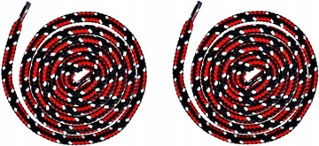 G9-30 CZARNO CZERWONE SZNURÓWKI DO ADIDASÓW 90 CM