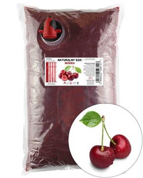 SOK Z WIŚNI WIŚNIOWY TŁOCZONY 100% NFC NATURALNY ZDROWY ŚWIEŻY 1,5L