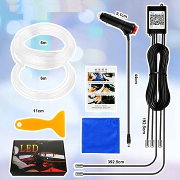 RGB СВЕТОДИОДНОЕ ОСВЕЩЕНИЕ ИНТЕРЬЕРА САЛОНА АВТОМОБИЛЯ