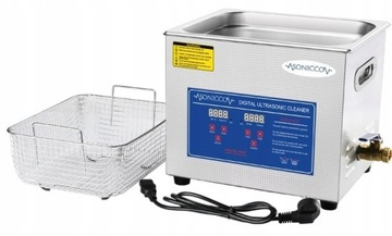 Ультразвуковой очиститель ванны 15л, косметический стерилизатор для мытья деталей