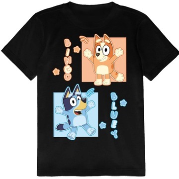 KOSZULKA DZIECIĘCA T-SHIRT DLA DZIECKA BLUEY BLUE 140 PREZENT JAKOŚĆ