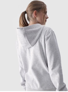 BLUZA DAMSKA XL 4F ROZPINANA Z KAPTUREM BASIC TSWSF1467 AW24