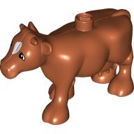 LS NOWE LEGO DUPLO FIGURKA animal KROWA krówka Dark Orange