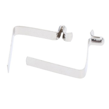 10 пружинных однозубых зажимов из нержавеющей стали