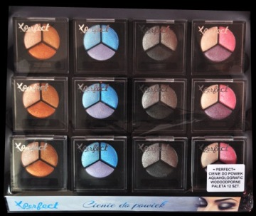 ТЕНИ ДЛЯ ВЕК PERFECT TRIPLE MATTE PEARL 12 ШТ.