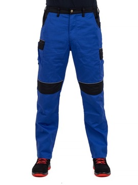 Spodnie robocze do pasa JM WorkWear niebieskie r62