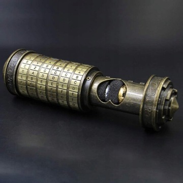 СЕЙФНЫЙ ЗАМОК КОД ДА ВИНЧИ КРИПТЕКС С КОЛЬЦАМИ