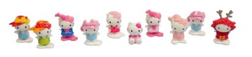 __HELLO KITTY mini FIGURKI__ dł 4cm 10szt