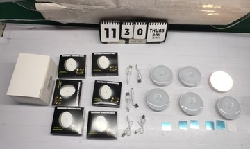 НОЧНИК ЛЕСТНИЦА КОРИДОР LED ДАТЧИК ДВИЖЕНИЯ 6 шт.