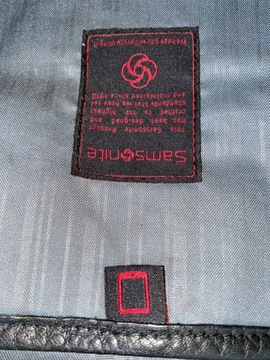 SAMSONITE Torba na laptopa czarna SKÓRA