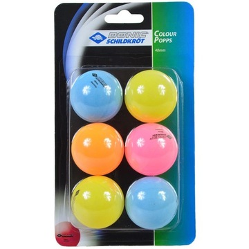 PIŁECZKI COLOUR POPPS 6 SZT.