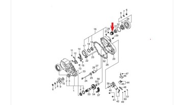 KOLO SLIMAKOWE POHON TACHOMETRU SSANGYONG 1350.110.003