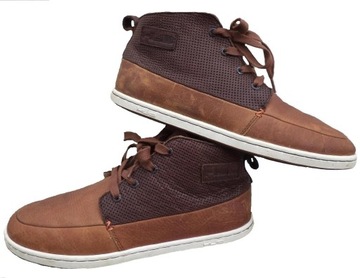 HUB wysokie SKÓRZANE trampki air flow comfort - 43
