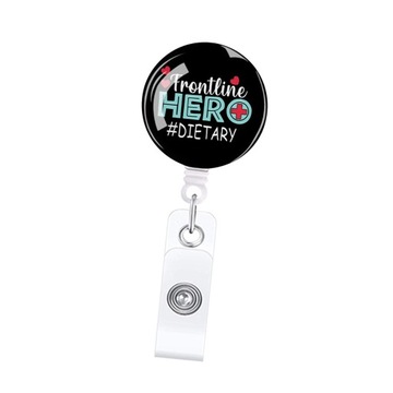 Сползая держатель удостоверения личности барабанчика удостоверения личности крепкий для сумки ключа карточки стиля к