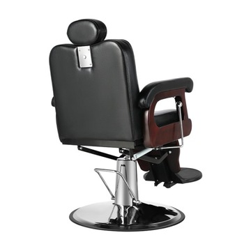 GABBIANO FOTEL BARBERSKI ROCCO CZARNY