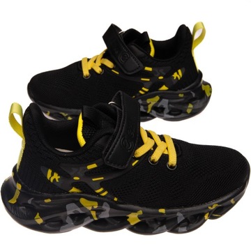 CLIBEE BUTY SPORTOWE CHŁOPIĘCE CZARNE SIATKI RO 31