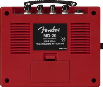 FENDER DELUXE MINI AMP RED — 1 Вт ГИТАРНЫЙ КОМБО