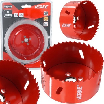OTWORNICA KORONKA BIMETALOWA 105mm FREZ WIERTŁO DO METALU DREWNA BI-METAL