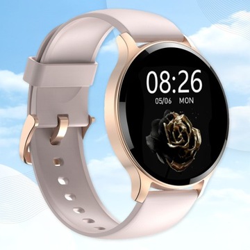 SMARTWATCH ЧАСЫ ЖЕНСКОЕ МЕНЮ ЗВОНКИ СПОРТ ПОЛЬСКИЙ ПУЛЬС SMS ЧАСЫ SMART