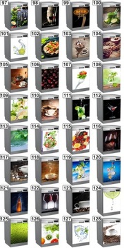 Магнитный коврик можно мыть в посудомоечной машине, множество дизайнов!