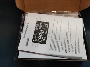 ДИСПЛЕЙ СВЕТОДИОДНЫЙ ЖК-ПРОЕКТОР A8 HUD OBD2 5,5 ДЮЙМОВ ПРОДОЛЖЕННЫЙ ДИСПЛЕЙ ЧАСОВ