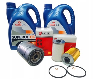 ZESTAW FILTRÓW OLEJU PALIWA + OLEJ URSUS C330 C360