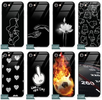 СТЕКЛЯННЫЙ чехол для IPHONE 7/8 СТЕКЛЯННЫЙ КЕЙС + СТЕКЛО