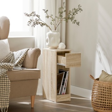 Прикроватная тумбочка Диваны Маленький Кофейный вспомогательный шкаф для спальни FBT111-N