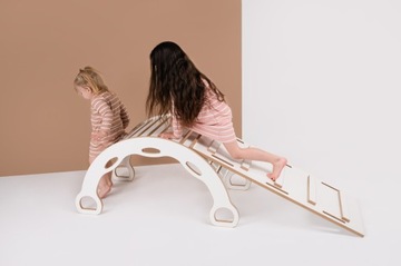 КАЧАЛКА С РУЧКАМИ РАЗДВИЖНАЯ ЛЕСТНИЦА TUPTIWOOD