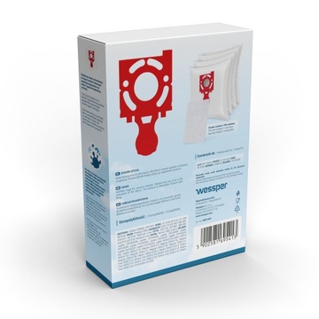 4x мешка для пылесоса ZELMER JUPITER ZVCA300B ZMB03K