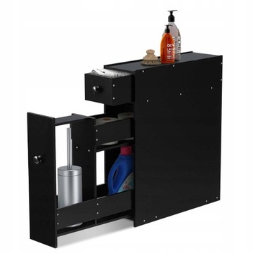 УЗКИЙ БОКОВОЙ ШКАФ В ВАННОЙ