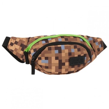 Minecraft Saszetka na Pas Chłopięca Nerka Torebka Biodrówka Piksele Gra