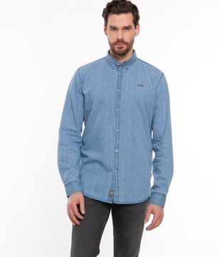 Lee Cooper Koszula męska jeansowa MATEO 5482 - L