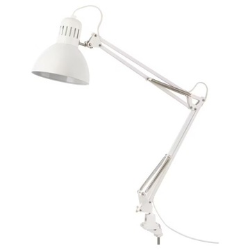 IKEA TERTIAL Lampa Kreślarska Lampka Biurkowa Regulowana Szkolna Nocna LED