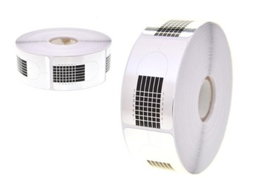 FORMY SZABLONY MANICURE 500szt STANDARD SILVER