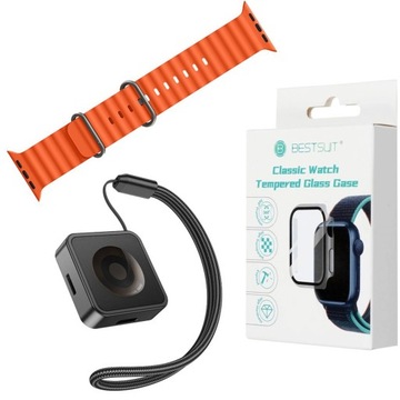 Умные часы Apple Watch Ultra 49 мм с GPS + сотовой связью, как НОВЫЕ + чехол для зарядки с ремешком