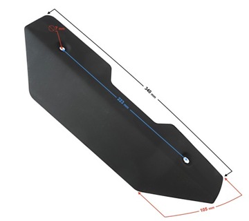 Крышка глушителя часть 2 BLADE R Moretti