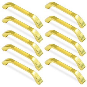 10x UCHWYT MEBLOWY ZŁOTY UCHWYT DO MEBLI SZAFKI SZUFLADY 128MM TANIEJ 20%