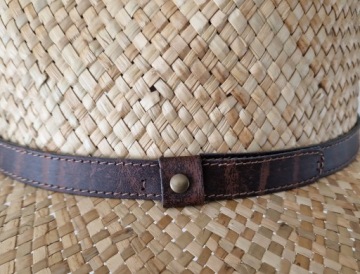 ЛЕТНЯЯ СОЛОМНАЯ ШЛЯПА МУЖСКАЯ ЖЕНСКАЯ, 57 см