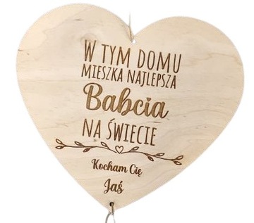 Zawieszka tabliczka na zdjęcie Dzień Babci Dziadka
