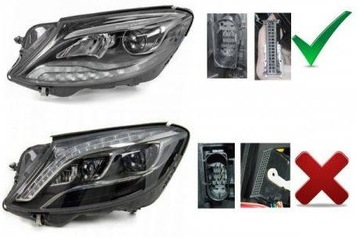 SVĚTLA MERCEDES W222 13-17 HEADLIGHTS LED BLACK