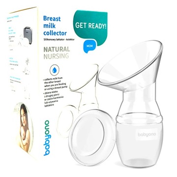 BABYONO SILIKONOWY KOLEKTOR MLEKA ODCIĄGACZ